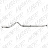MBRP cat-back exhaust system fits 2011-2014 Ford F-150 single side exit aluminized steel S5248AL 4 inch inlet/outlet
