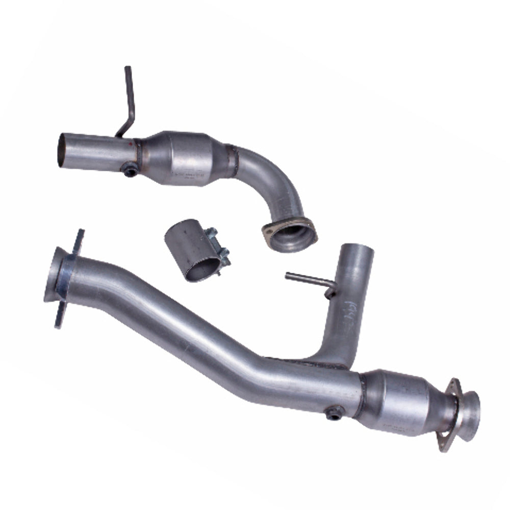 t Fits 2011-2014 Ford F150 Coyote 5.0 Truck 3" Short Mid Y Pipe w/Converters-19471 BBK Performance