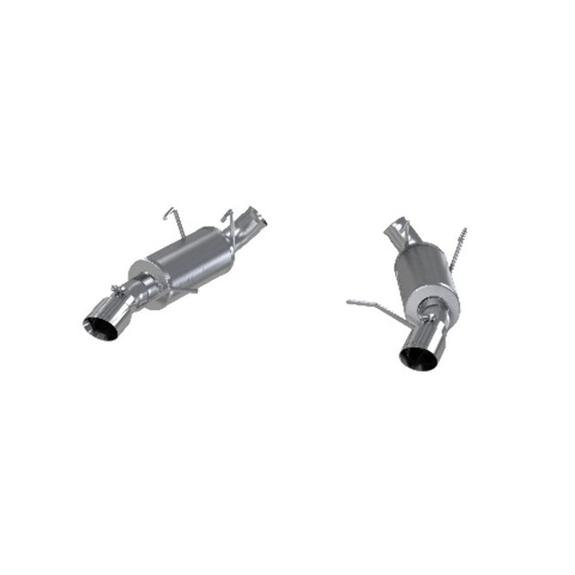MBRP axle-back exhaust system fits 2011-2014 Ford Mustang aluminized steel S7225AL