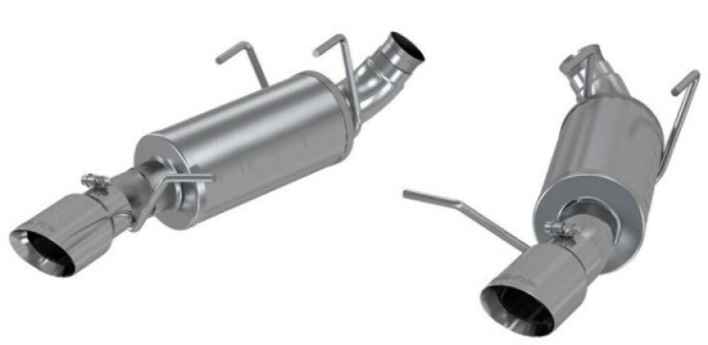 MBRP axle-back exhaust system fits 2011-2014 Ford Mustang aluminized steel S7227AL