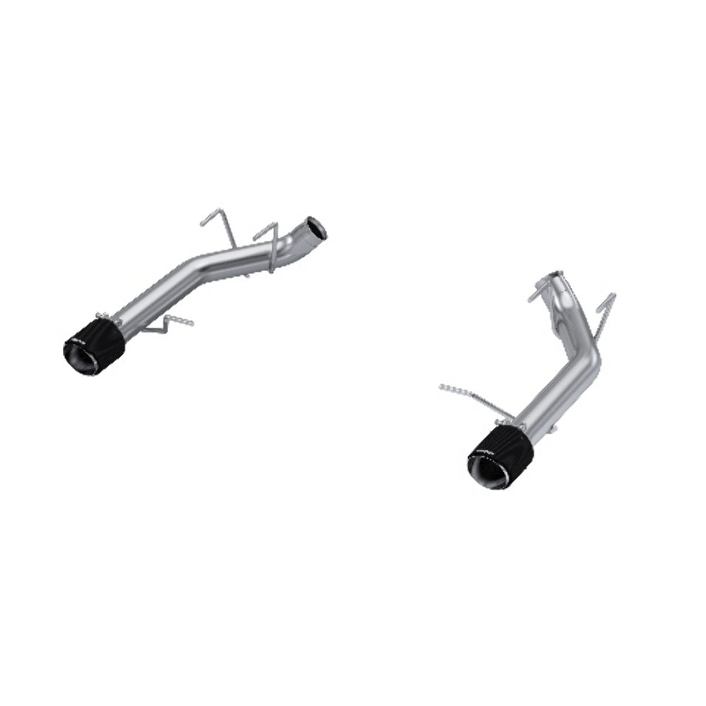 MBRP axle-back exhaust system fits 2011-2014 Ford Mustang Armor Pro Series T304 stainless steel carbon fiber tip S72033CF 3 inch inlet/outlet