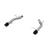 MBRP axle-back exhaust system fits 2011-2014 Ford Mustang Armor Pro Series T304 stainless steel carbon fiber tip S72033CF 3 inch inlet/outlet