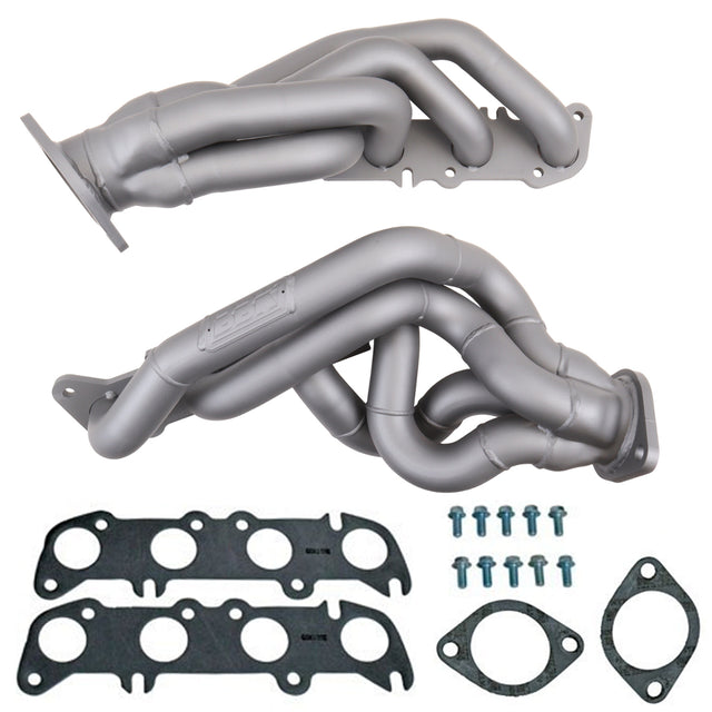 Fits 2011-2014 Mustang GT 1-3/4 Tuned Length Exhaust Headers-Titanium-1632 ceramic coated polished