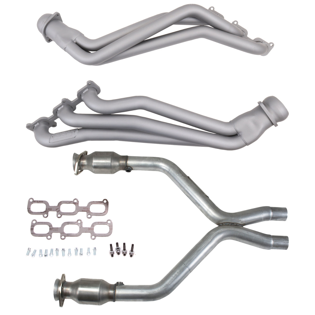t Fits 2011-2014 Mustang V6 1-3/4 Tube Headers, Short Mid X Pipe w/Converter-16421 BBK Performance