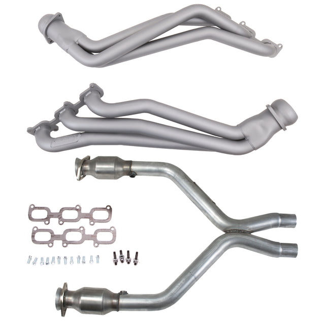 t Fits 2011-2014 Mustang V6 1-3/4 Tube Headers, Short Mid X Pipe w/Converter-16421 BBK Performance