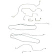 Complete Brake Line Kit for 2011-2015 F-350 Crew Cab/ ABS short bed stainless steel