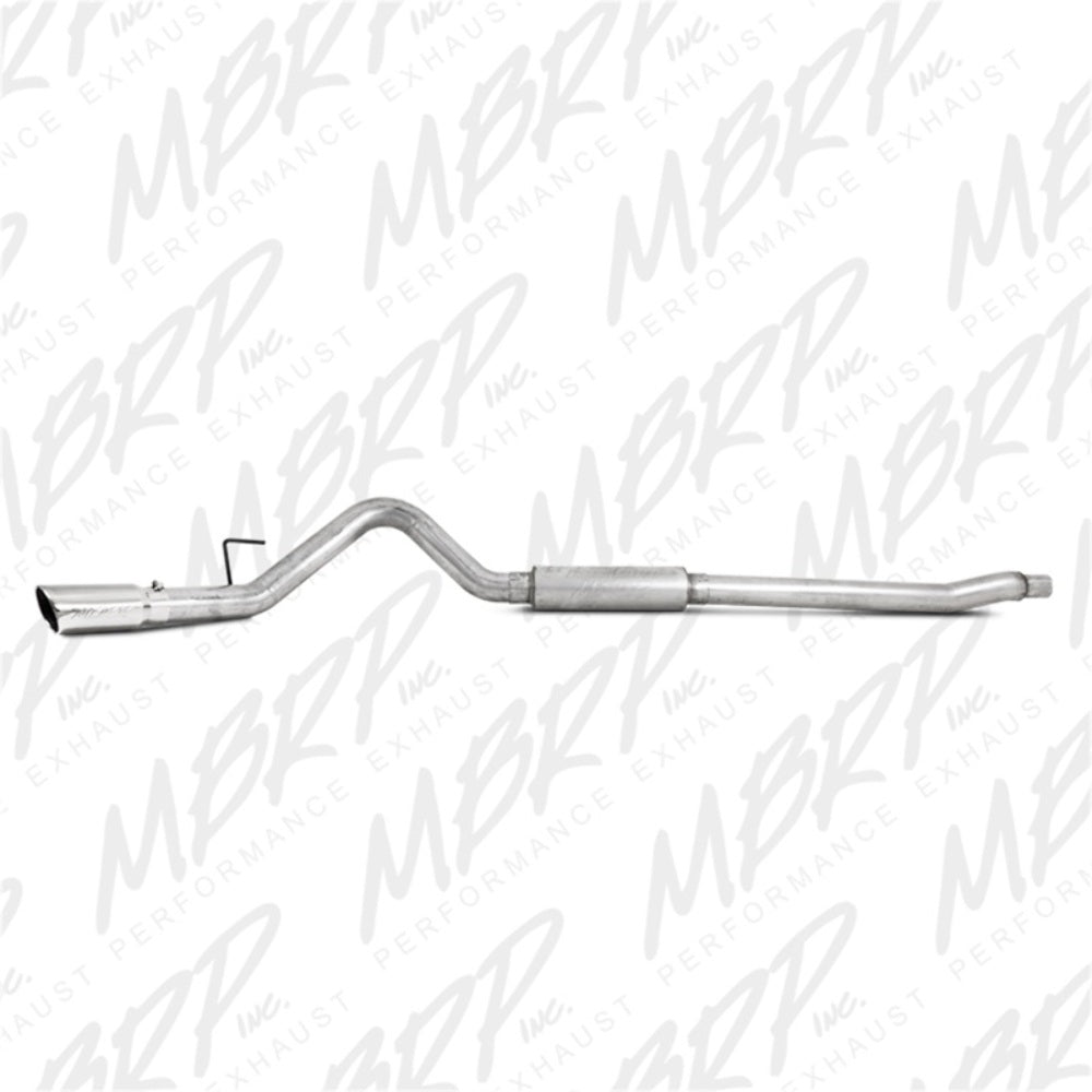 MBRP cat-back exhaust system fits 2011-2016 Ford F-250 single side exit aluminized steel S5246AL 4 inch inlet/outlet