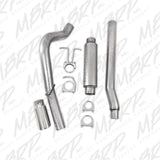 MBRP cat-back exhaust system fits 2011-2016 Ford F-250 single side exit aluminized steel S5246AL 4 inch inlet/outlet