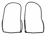 Fits 2011-2021 WK Grand Cherokee; Door Weatherstrip Set -55399214K-CRN