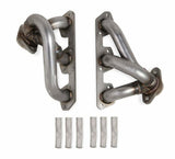 Hooker Fits 2011 Jeep Wrangler; BlackHeart Shorty Headers - 70305401-RHKR for 2007-2011 Jeep black stainless steel shorty