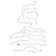 t Fits 2012-13 Ford F-150, w/Super Cab/Standard Bed Complete Brake Line Kit CBK0689OM Fine Lines