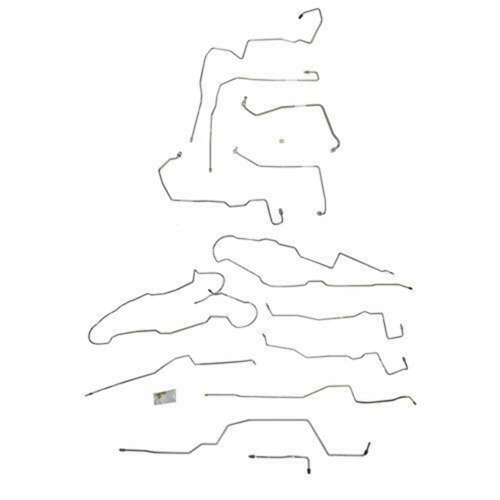 t Fits 2012-13 Ford F-150, w/Super Cab/Standard Bed Complete Brake Line Kit CBK0689OM Fine Lines