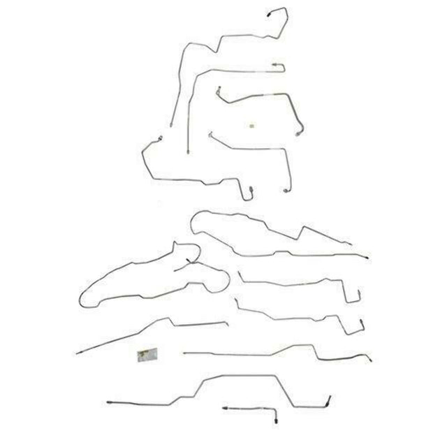 t Fits 2012-13 Ford F-150, w/Super Cab/Standard Bed Complete Brake Line Kit CBK0689OM Fine Lines