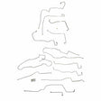 Complete Brake Line Kit for 2012-2013 Ford F-150, w/Super Cab/Std Bed ABS stainless steel