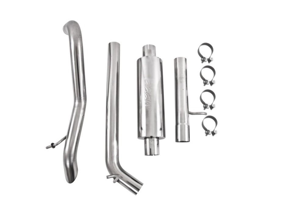 MBRP cat-back exhaust system fits Jeep Wrangler Armor Plus Series T409 stainless steel S5530409