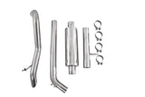 MBRP cat-back exhaust system fits Jeep Wrangler Armor Plus Series T409 stainless steel S5530409