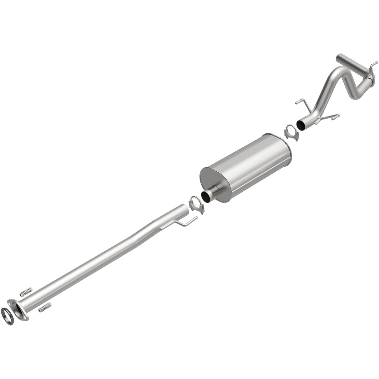 Fits 2013-2015 Toyota Tacoma 4.0L Direct-Fit Replacement Exhaust System 106-0792 aluminized steel