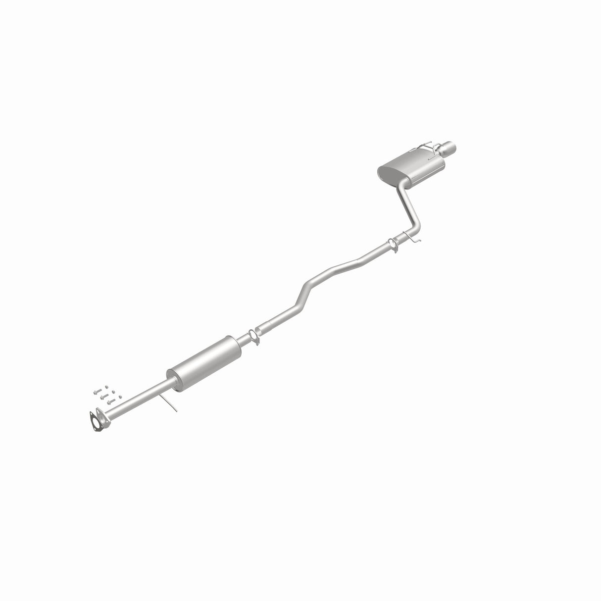 Fits 2013-2017 Honda Accord 2.4L Direct-Fit Replacement Exhaust System 106-0752 aluminized steel