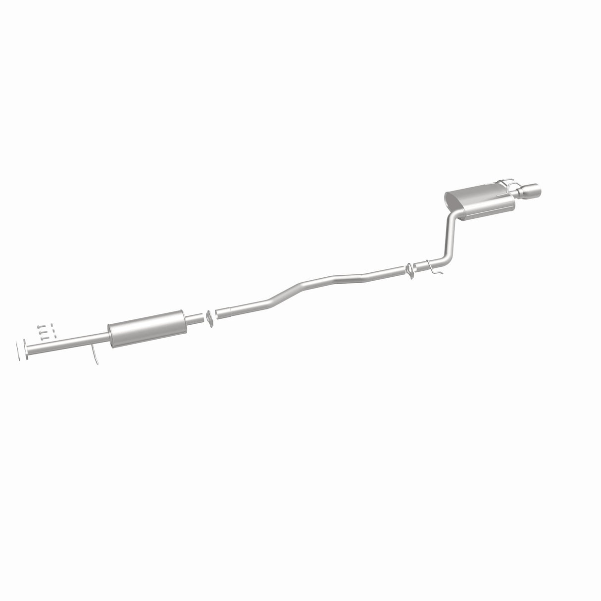Fits 2013-2017 Honda Accord 2.4L Direct-Fit Replacement Exhaust System 106-0752 aluminized steel