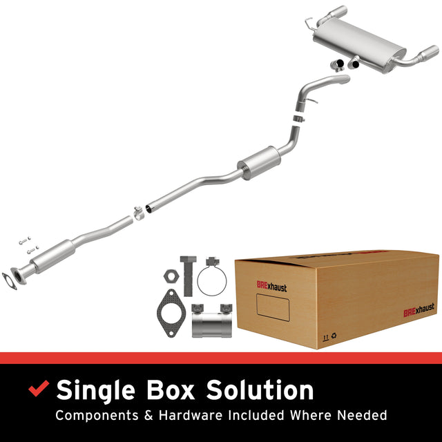 Fits 2013-2018 Ford Escape Stainless Direct-Fit Replacement Exhaust 116-0504 stainless steel