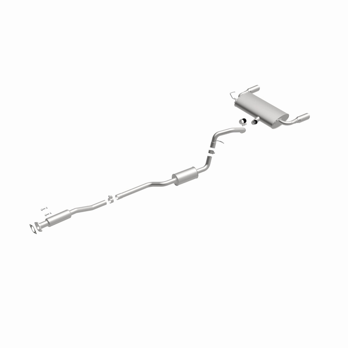 Fits 2013-2018 Ford Escape Stainless Direct-Fit Replacement Exhaust 116-0504 stainless steel