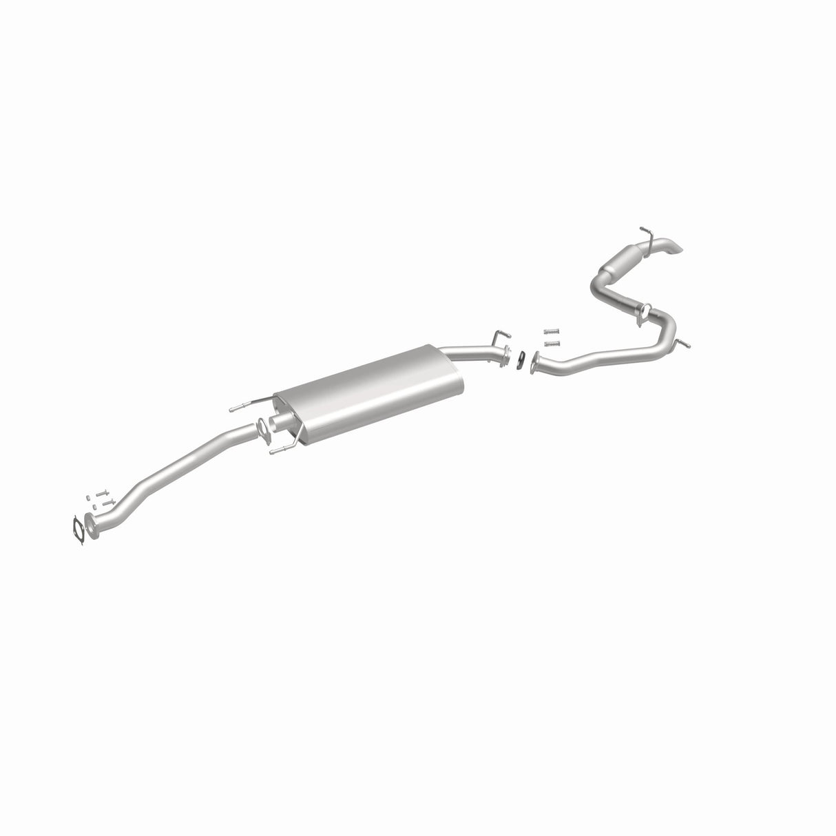 Fits 2013-2018 Toyota RAV4 2.5L Direct-Fit Replacement Exhaust System 106-0753 aluminized steel