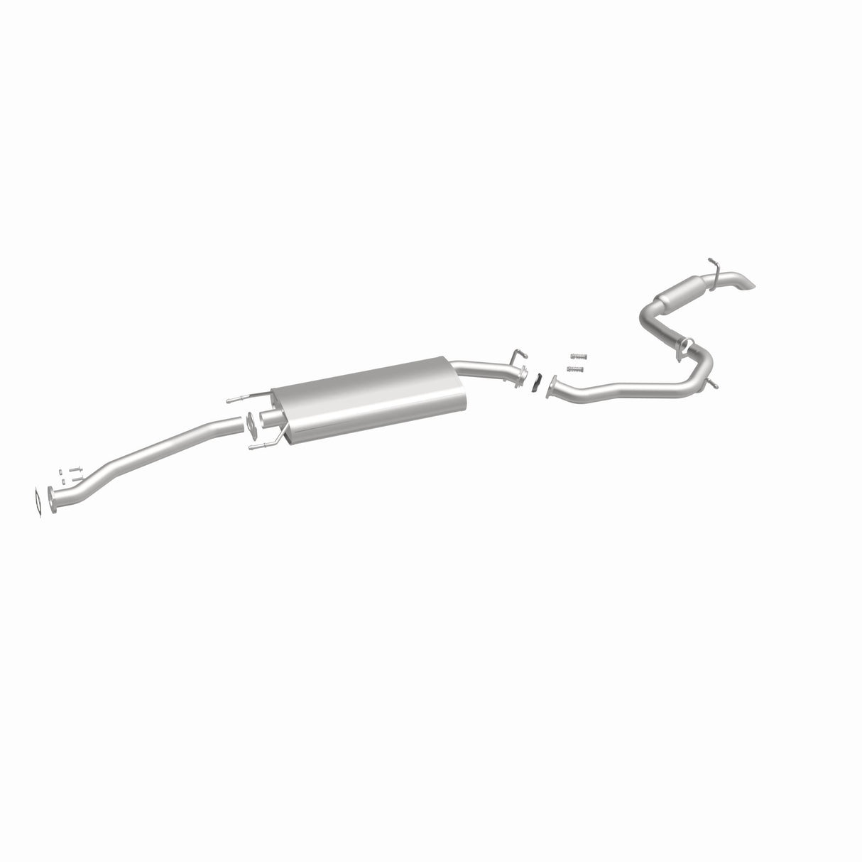 Fits 2013-2018 Toyota RAV4 2.5L Direct-Fit Replacement Exhaust System 106-0753 aluminized steel