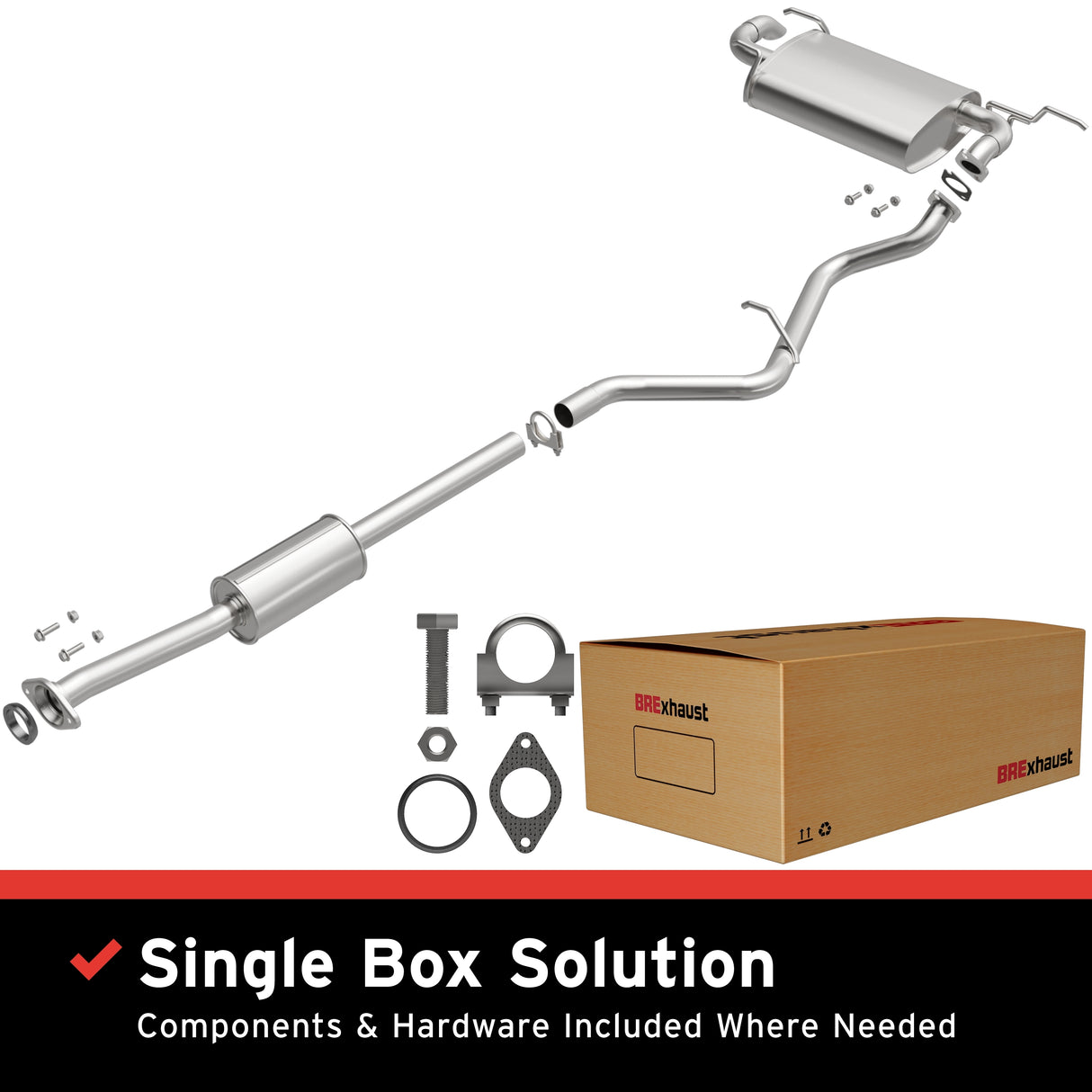 t Fits 2013-2020 Subaru Direct-Fit Replacement Exhaust System 106-0802 Brexhaust