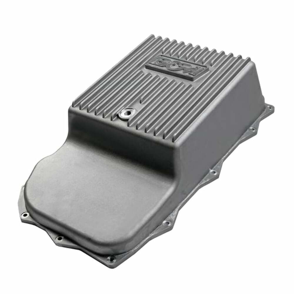 Fits 2013-2023 Ram 1500 Trucks Hi-Tek Deep Transmission Pan - Aluminum black