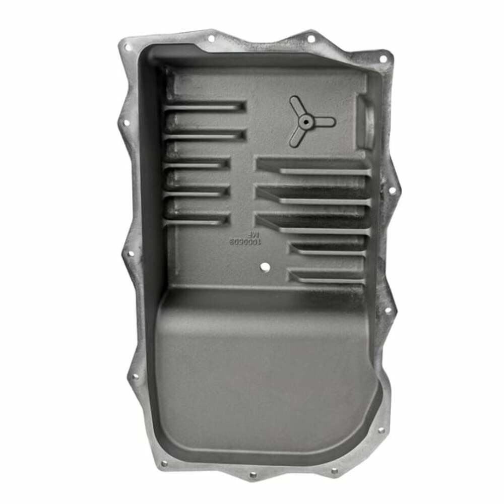 Fits 2013-2023 Ram 1500 Trucks Hi-Tek Deep Transmission Pan - Aluminum black