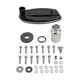 Fits 2013-2023 Ram 1500 Trucks Hi-Tek Deep Transmission Pan - Aluminum black