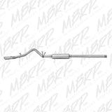 MBRP cat-back exhaust system fits 2014-2018 Chevy Silverado 1500 single side exit aluminized steel S5080AL