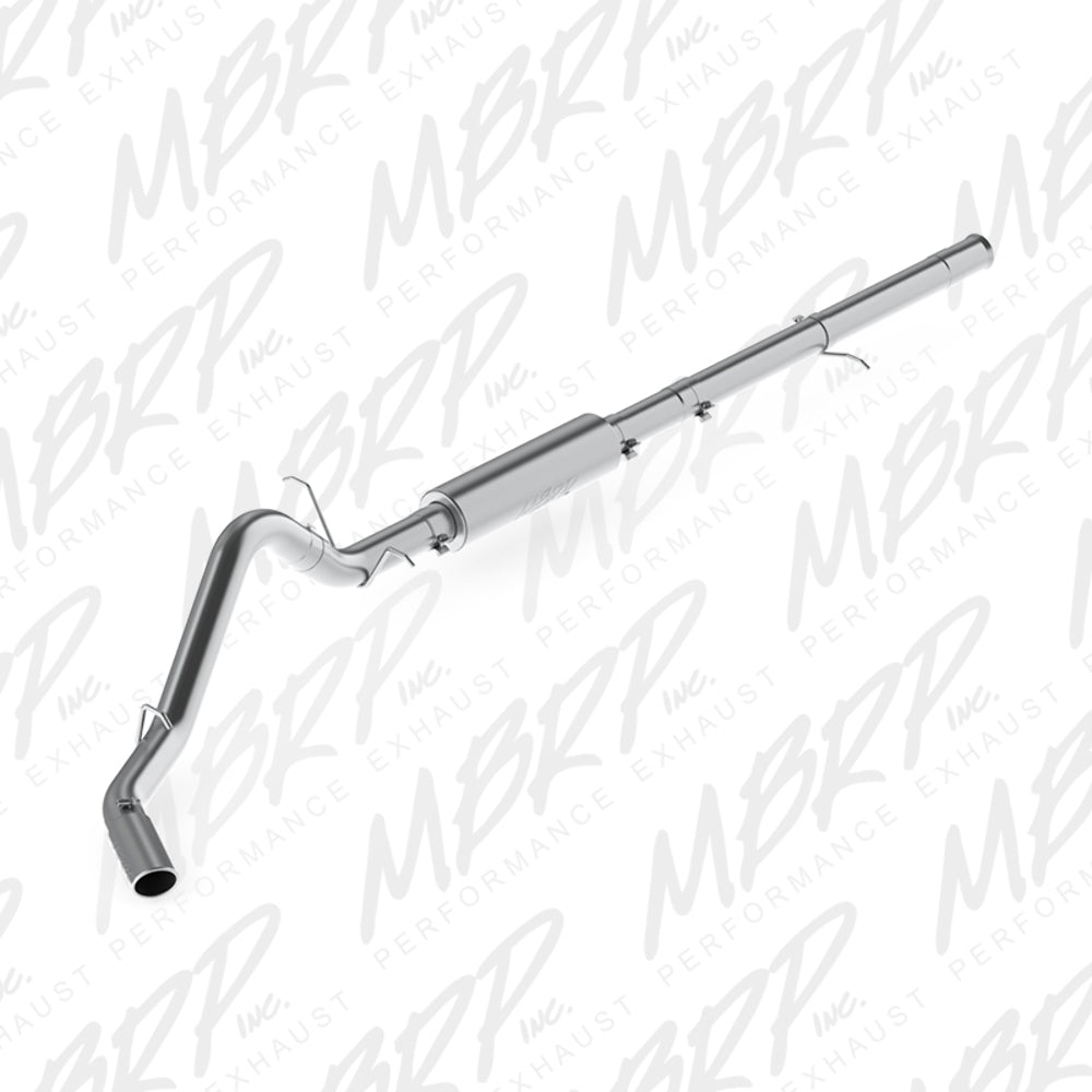 MBRP cat-back exhaust system fits 2014-2018 Chevy Silverado 1500 single side exit aluminized steel S5086AL