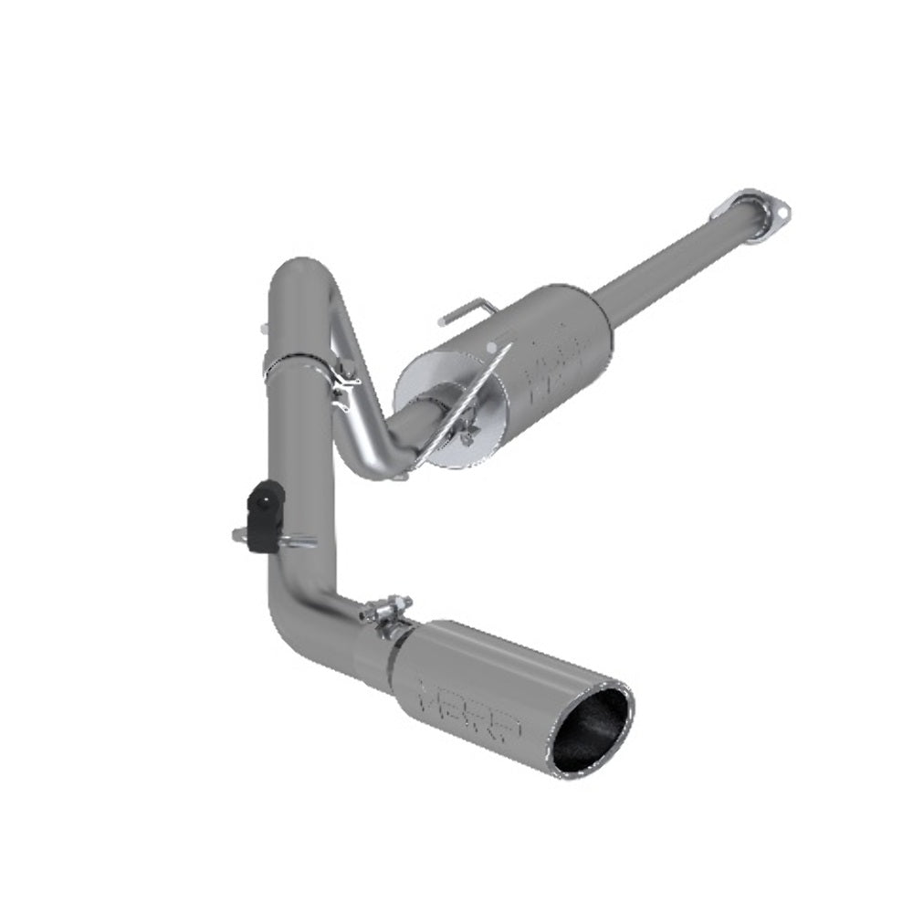 t Fits 2014-2015 Toyota Tacoma 2 1/2in. Cat Back; Single Exit; T409 - S5326409 MBRP Exhaust