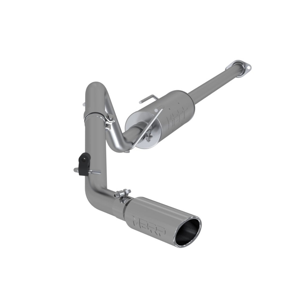 t Fits 2014-2015 Toyota Tacoma 2 1/2in. Cat Back; Single Exit; T409 - S5326409 MBRP Exhaust