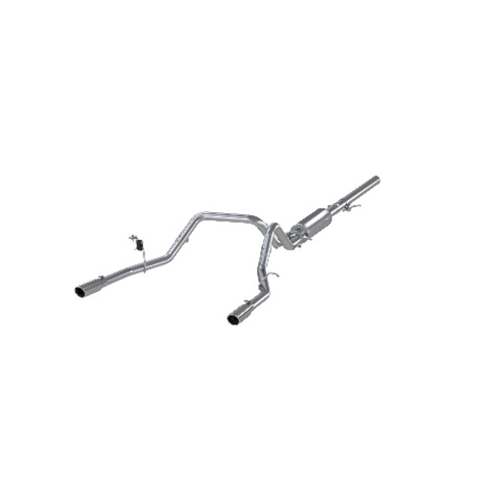 t Fits 2014-2018 Chevrolet Silverado 1500 3" Cat Back; Dual Split Rear; AL-S5084AL MBRP Exhaust