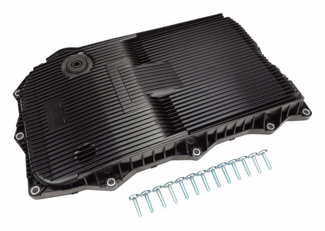 Fits 2014-2021 WK Grand Cherokee w/ 845RE Transmission Oil Pan; 52854834AB black