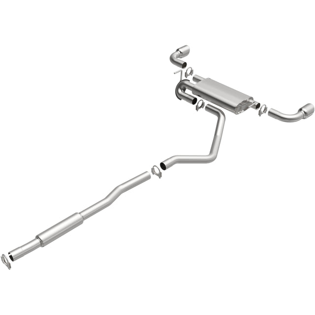 Fits 2014-2022 Jeep Cherokee 3.2L Direct-Fit Replacement Exhaust System 106-0767 aluminized steel