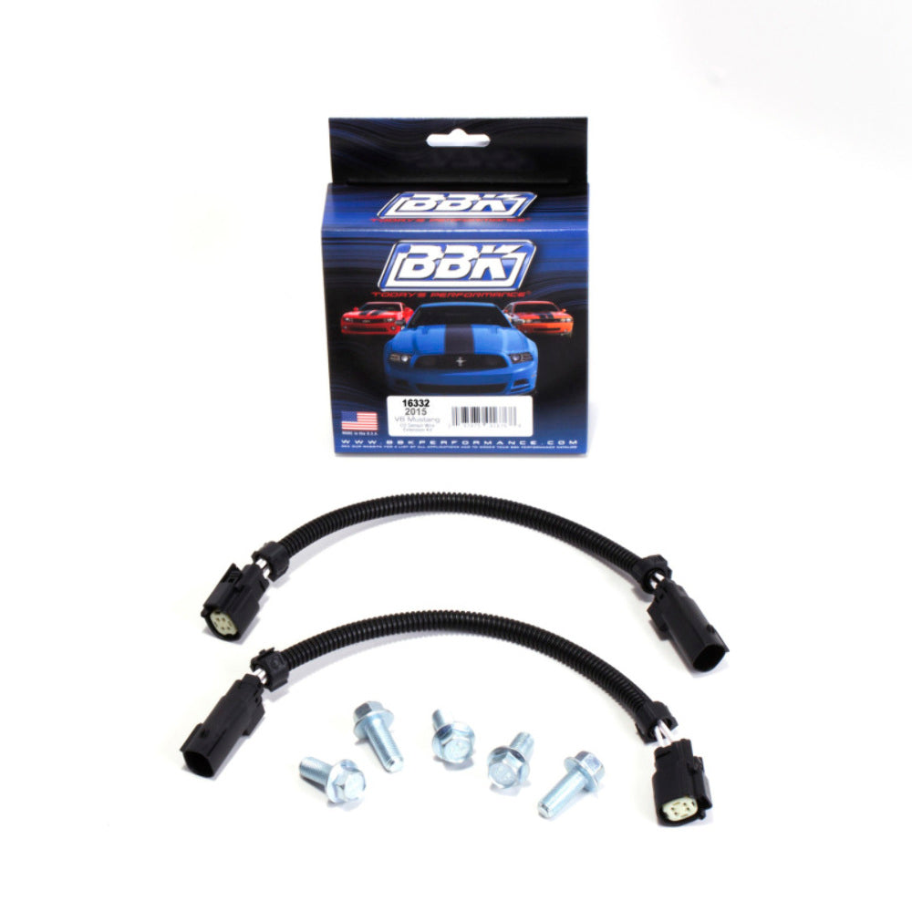 Fits 2015-17 Mustang GT Long Tube Header Install O2 Harness Ext Plus Bolt-16332 for 2015-2017 Mustang
