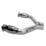 Fits 2015-17 Mustang V6 Short Mid H Pipe w/Converters For Use w/ 1642/16420-1465