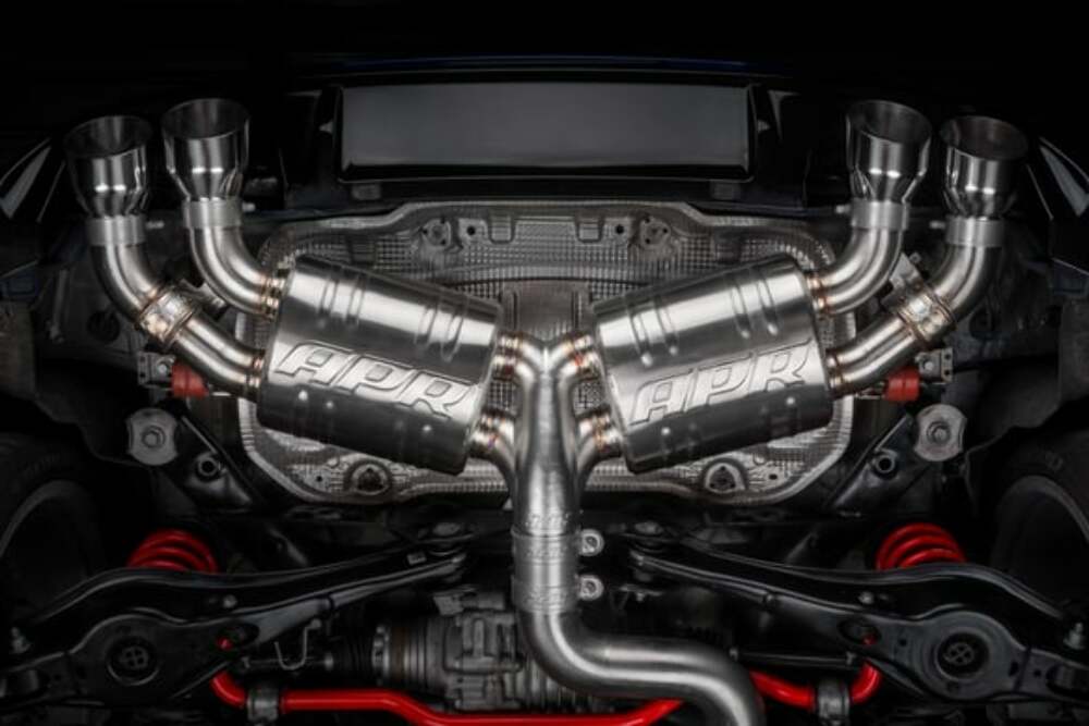 Fits 2015-17 S3 Audi Catback Exhaust System-S3 Sportback(8V)/T-Roc stainless steel polished