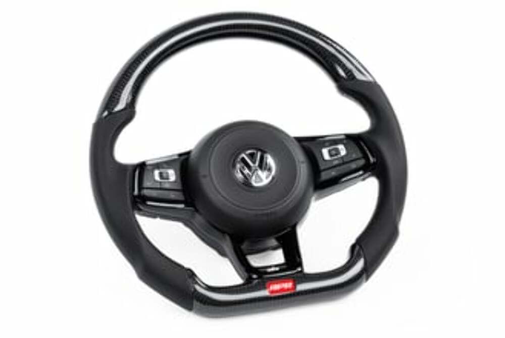 t Fits 2015-19 Golf R Volkswagen Steering Wheel - Carbon Fiber & Leather MS100202 APR