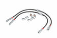 Fits 2015-20 A3 Quattro Audi Braided S/S Brake Lines Front set and VW stainless steel polished