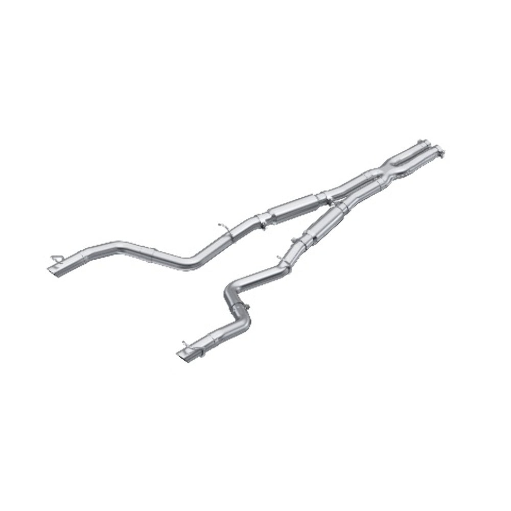 MBRP cat-back exhaust system fits 2015-2016 Chrysler dual rear exit aluminized steel S7119AL 3 inch inlet/outlet