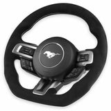 t Fits 2015-2017 Ford Mustang Steering Wheel-Alcantara Wrapped Heated-RK950-08 Rekudo