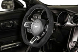 t Fits 2015-2017 Ford Mustang Steering Wheel-Alcantara Wrapped-RK950-06 Rekudo