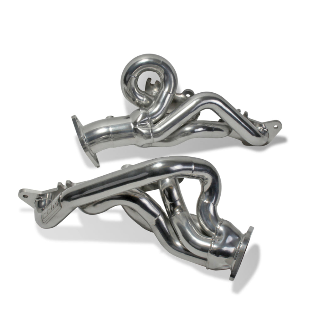 Fits 2015-2017 Mustang 5.0 GT 1-3/4 Tuned Length Shorty Headers-Silver-18480 for 2015-2017 Ford Mustang polished