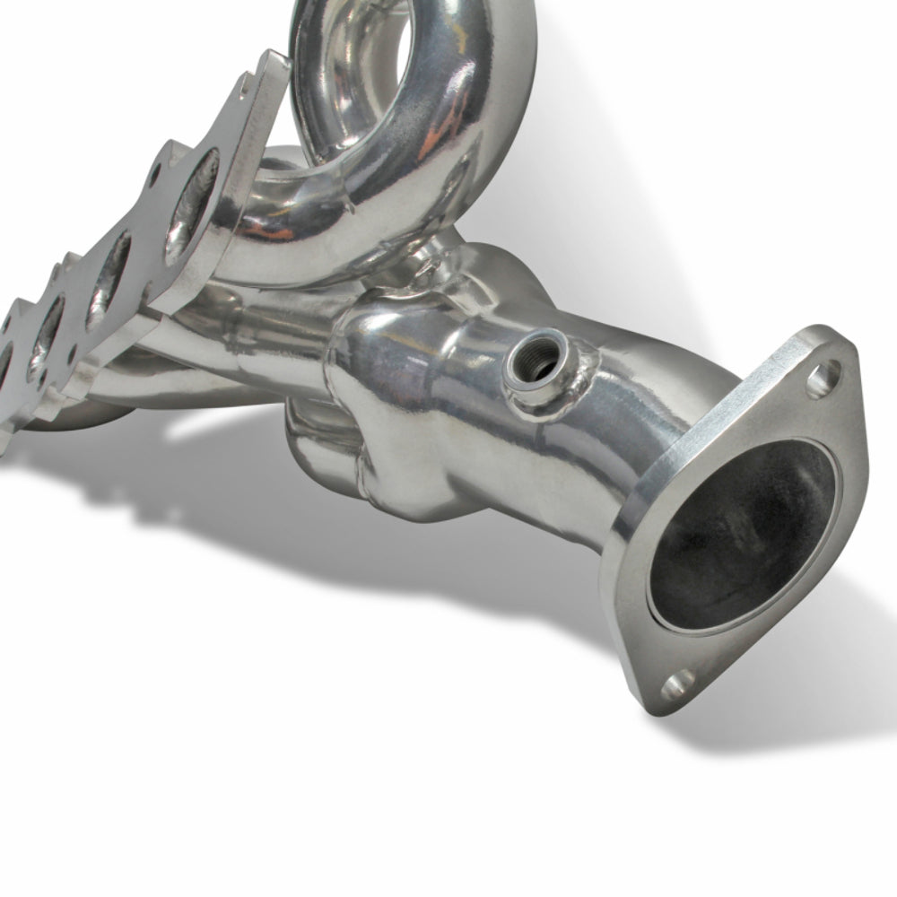 Fits 2015-2017 Mustang 5.0 GT 1-3/4 Tuned Length Shorty Headers-Silver-18480 for 2015-2017 Ford Mustang polished