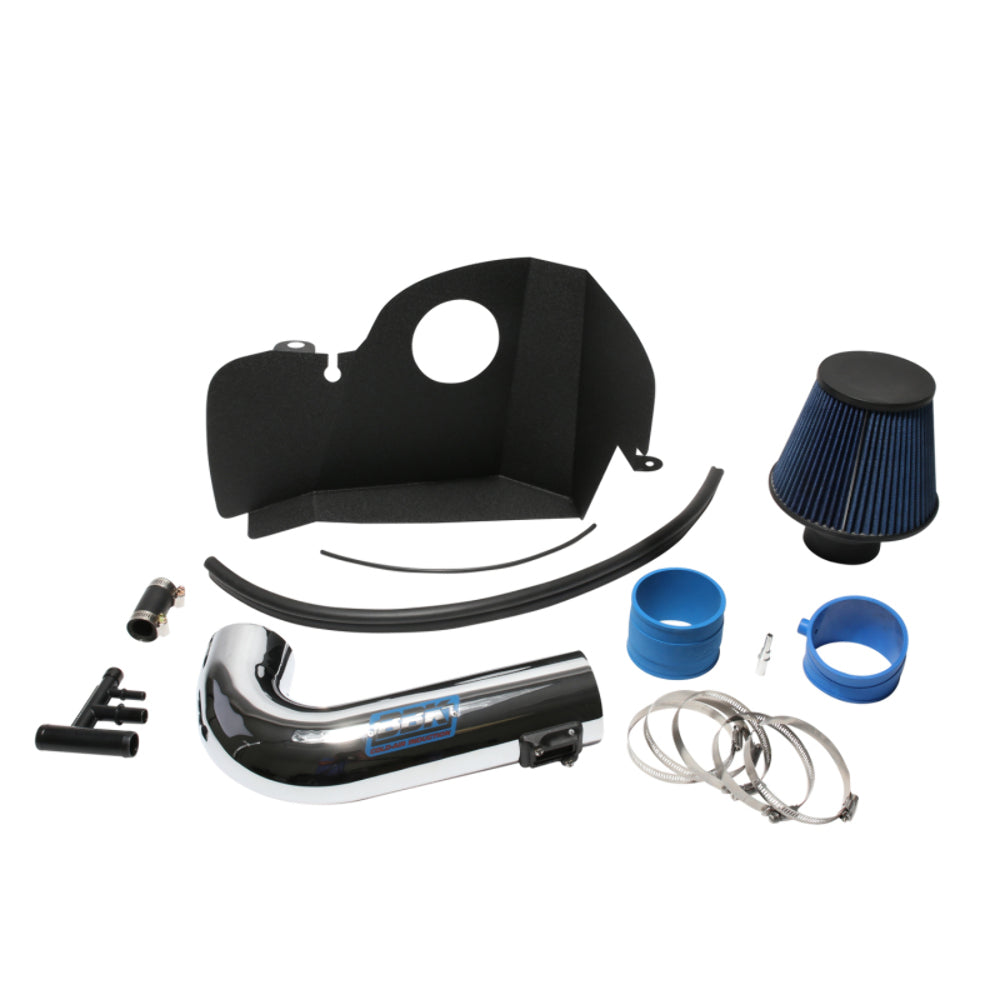 Fits 2015-2017 Mustang GT 5.0 Cold Air Intake Kit (Powder Chrome)-1847