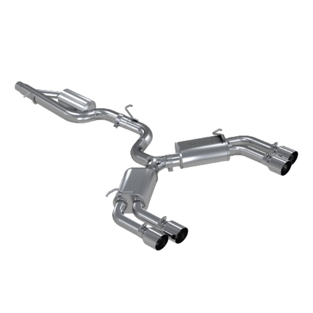 MBRP cat-back exhaust system fits 2015-2020 Audi Armor Pro Series T304 stainless steel S4601304